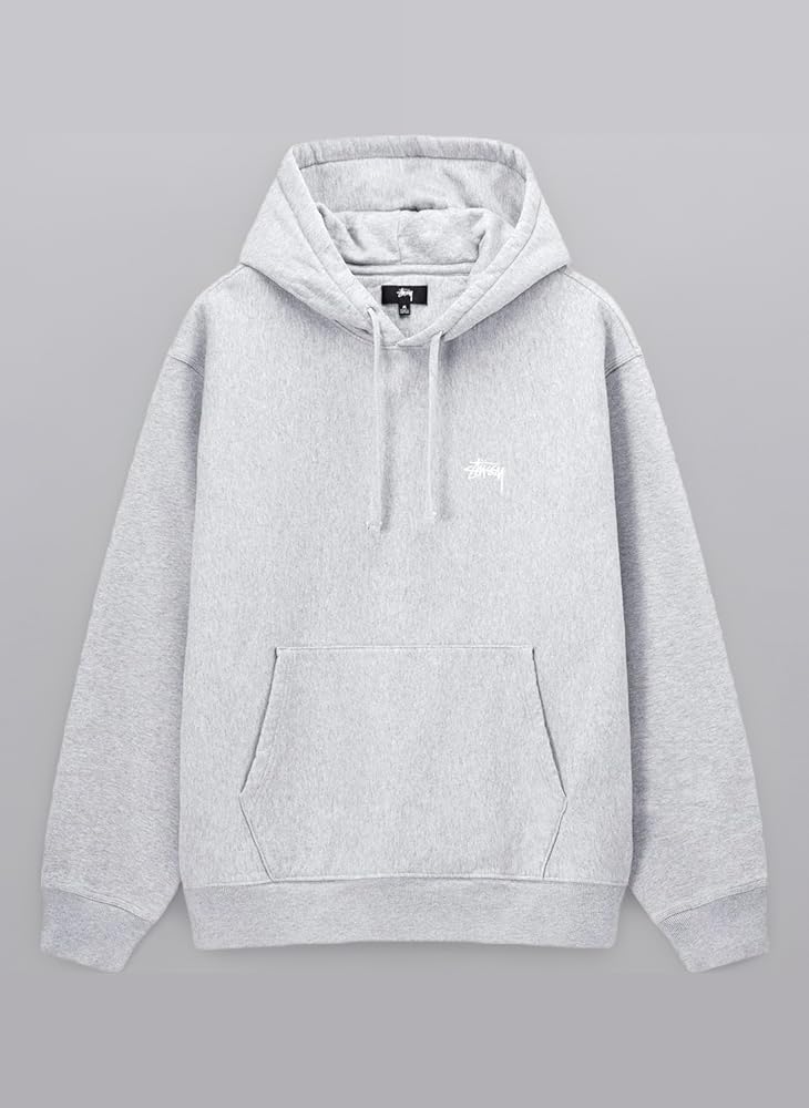 [大人気]　ステューシー　パーカー　ストックロゴ　刺繡　シンプル◎　ゆるダボ STUSSY ステューシー STOCK LOGO APPLIQUE HOODIE パーカー